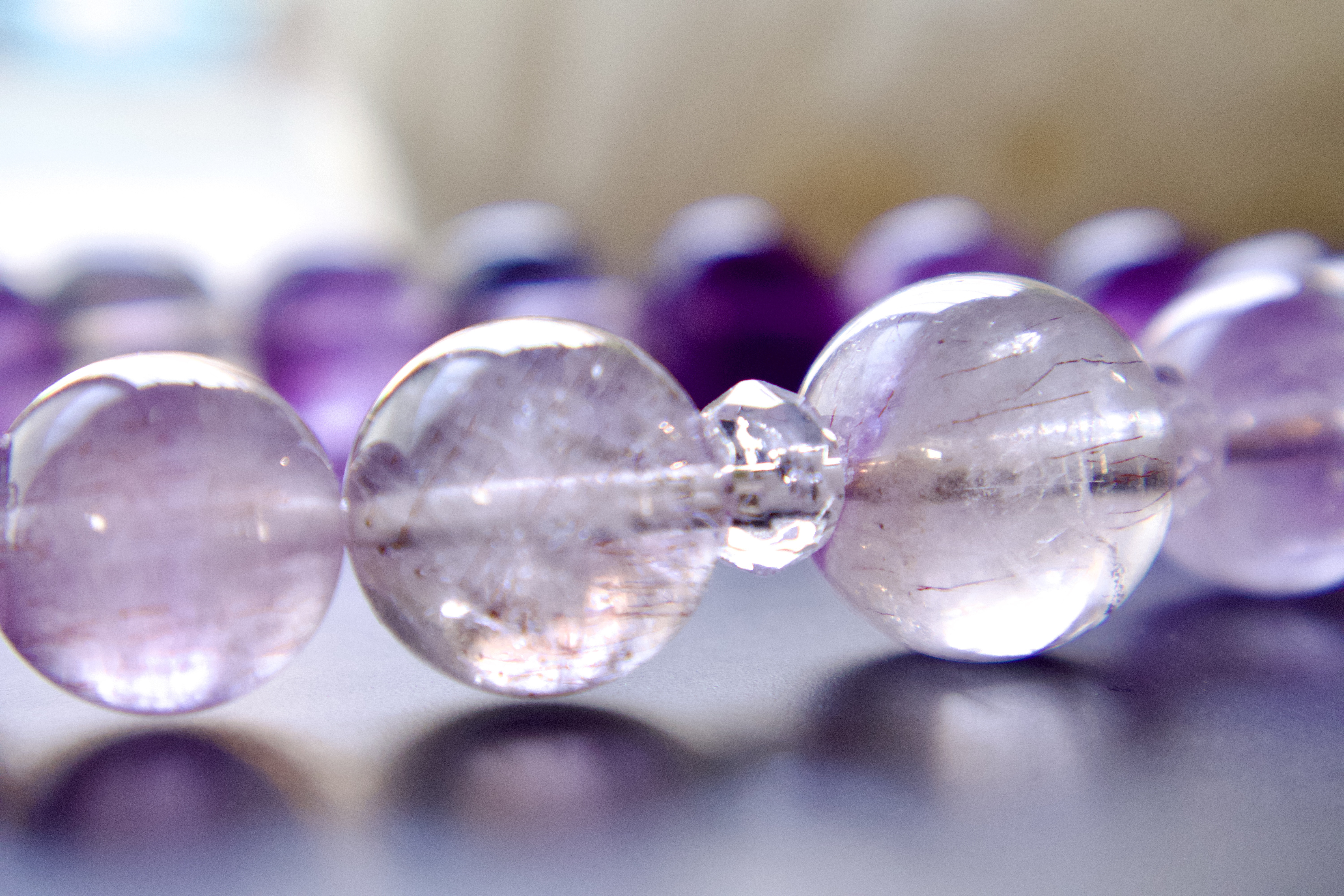 5/28新作♪ 【菫色の落ち着いた大人ブレス】スーパーセブンonlyブレスレット(*'▽')