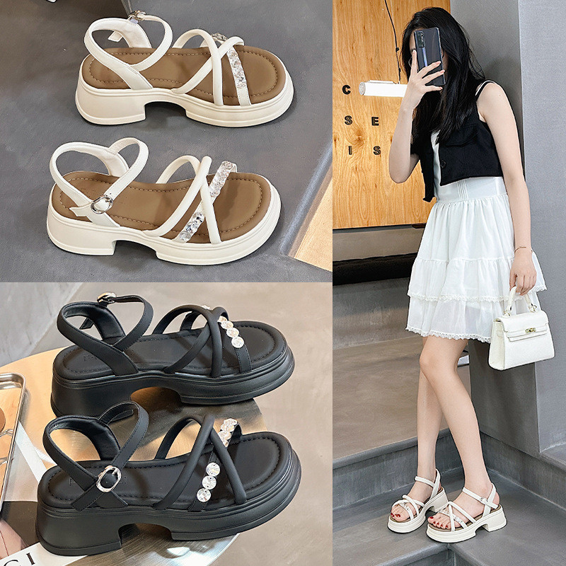 夏のレディース厚底サンダル W478 6,364円