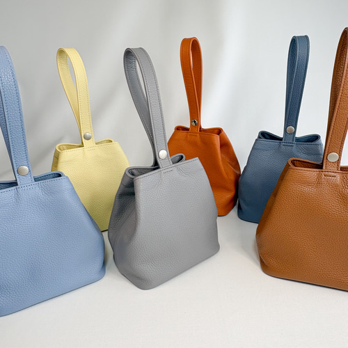 レザー巾着バッグ メンズ レディース 巾着バッグ T.M.Leatherworks