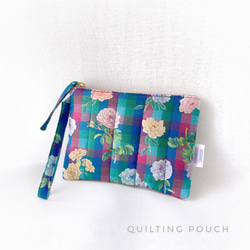 Timeless treasure ＊ 遊園地 木馬 ポーチ 14 cm キルティングフラット