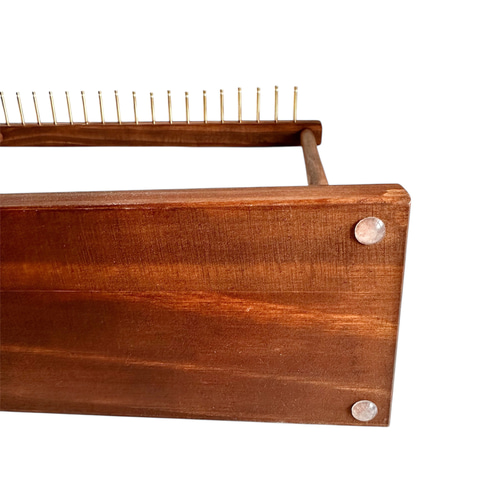 12フック トレイ付き ネックレススタンド 木製ネックレスディスプレイ