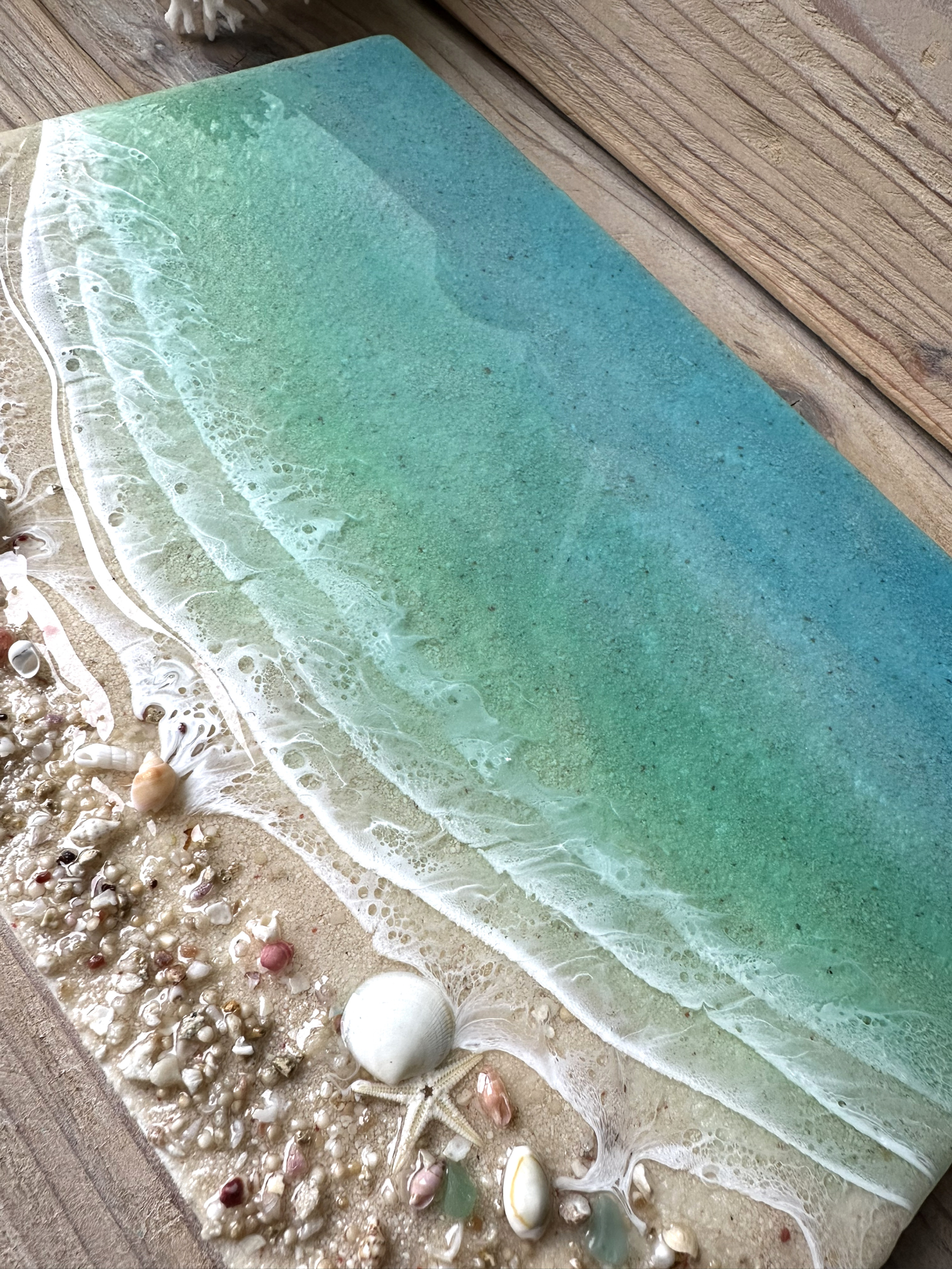 A4 オーシャンパネル　　海　波　沖縄　南国　プレゼント　新築祝い　開店祝い