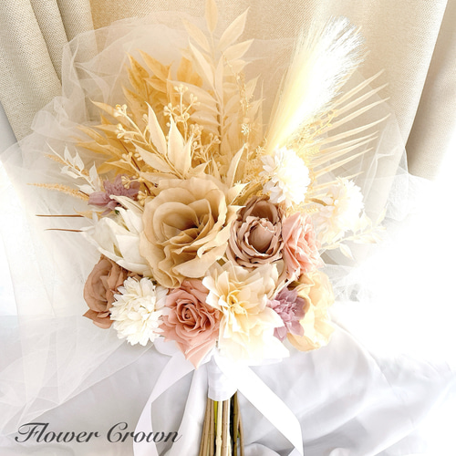 クラッチブーケ アーティフィシャルフラワーブーケ 結婚式  