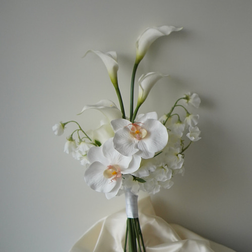 ふわふわスイートピー♡ アーティフィシャルフラワーブーケ