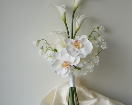 ふわふわスイートピー♡ アーティフィシャルフラワーブーケ