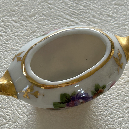 リモージュ　ミニチュア ミニチュア)フランス アンティーク リモージュ 金彩