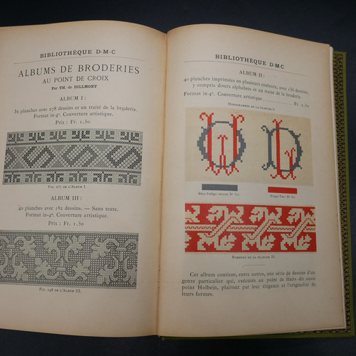 アンティークDMC手芸百科事典( ENCYCLOPEDIE DES OUVRAGES DE DAMES)L