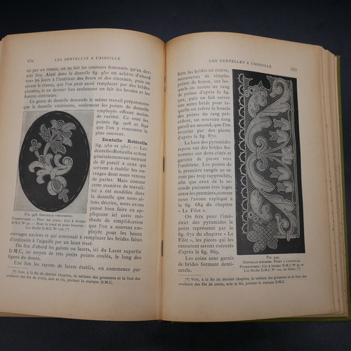 アンティークDMC手芸百科事典( ENCYCLOPEDIE DES OUVRAGES DE DAMES)L