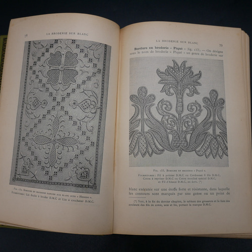 アンティークDMC手芸百科事典( ENCYCLOPEDIE DES OUVRAGES DE DAMES)L