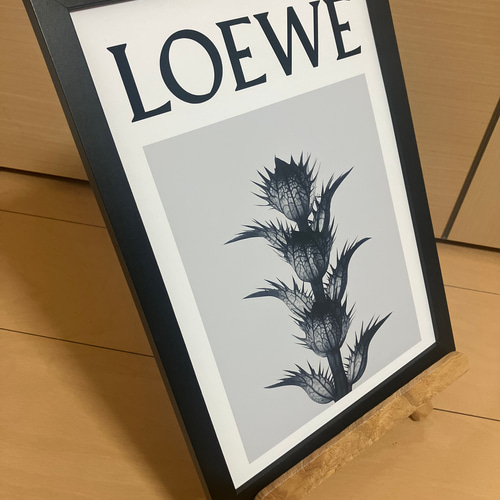 LOEWE type☆A3SP額装済アートインテリアポスター#917★ロエベ植物 LOEWE type☆オマージュアートインテリアポスター＃911☆ロエベ