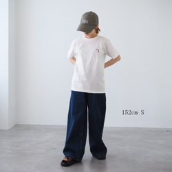 選べる刺繍5種類 半袖Tシャツ【クマ/アヒル/バレリーナ/ナイスクリーム/ターキー】 9枚目の画像