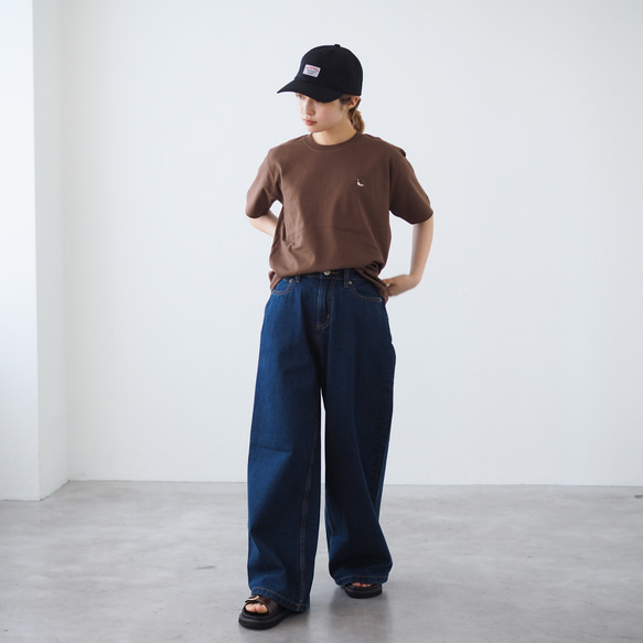 選べる刺繍5種類 半袖Tシャツ【クマ/アヒル/バレリーナ/ナイスクリーム/ターキー】 14枚目の画像