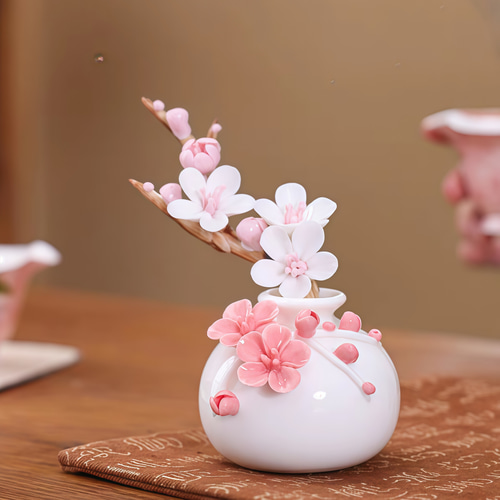 手のひらサイズの陶器花瓶＆一輪挿しおうち時間のインテリア雑貨