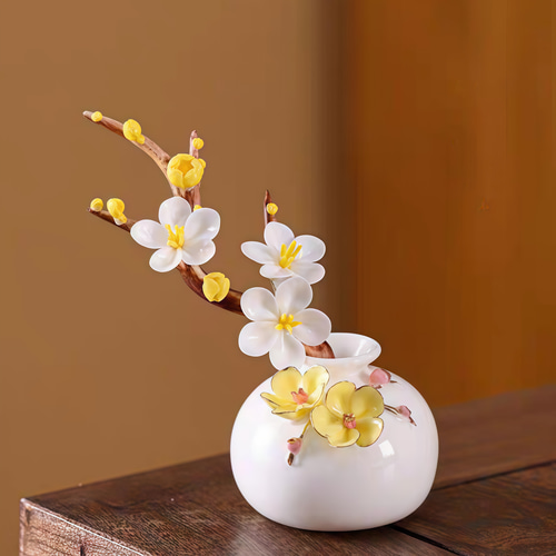 手のひらサイズの陶器花瓶＆一輪挿しおうち時間のインテリア雑貨