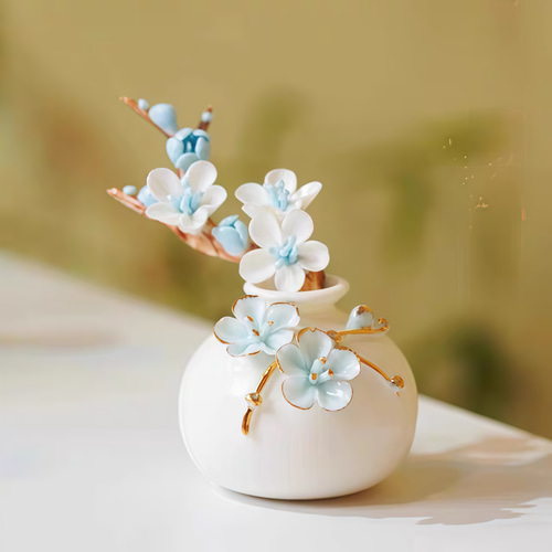 手作り陶器花瓶 陶芸家イカンソク / 一輪挿し / ik_ichi01 / 口径約 φ2.8cm / 花瓶