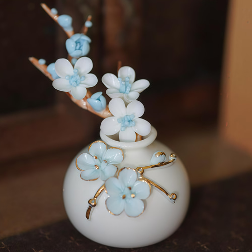 手のひらサイズの陶器花瓶＆一輪挿しおうち時間のインテリア雑貨