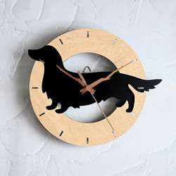 アンティーク雑貨 ロココ調 ウォールクロック（ブラック①） 壁掛け