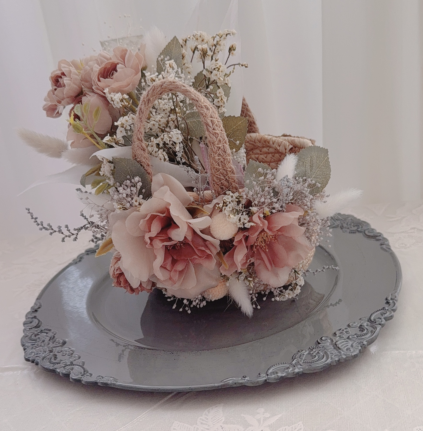 ❤️SALE❤️花籠バッグとミニブーケアレンジ