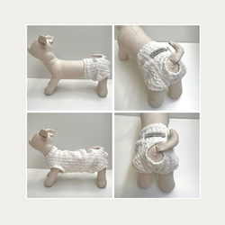 ♡無料オーダーメイド♡【Knit Pants】犬服/ペット服/マナーパンツ 7枚目の画像