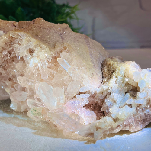 ピンクヒマラヤ 龍穴水晶 マニカラン産 クリスタル 原石