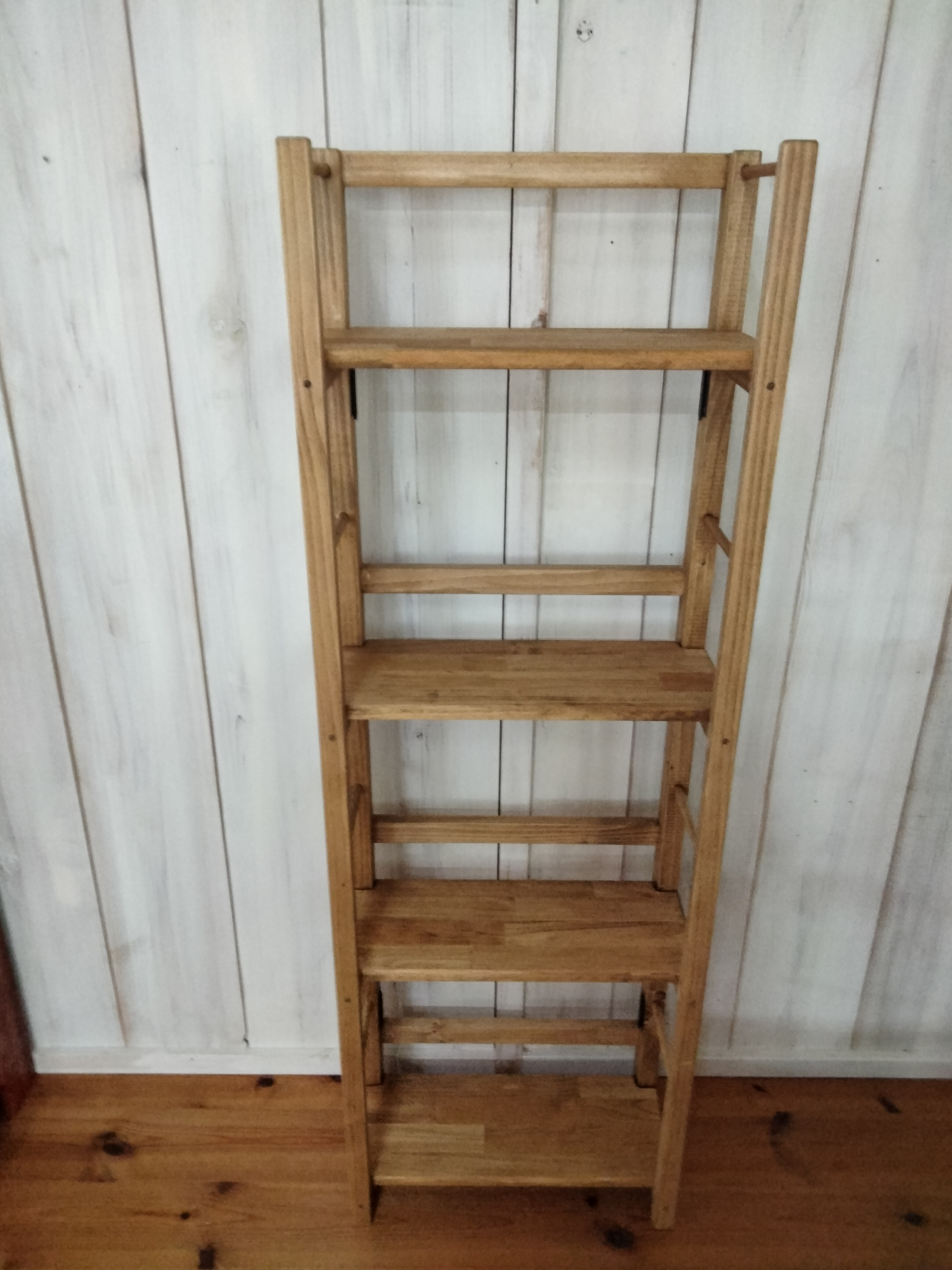 道具無しで1分折り畳み式　折りたたみ飾り棚（スリム40㎝幅タイプ）