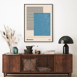 BAUHAUS バウハウス 50×70cm ビンテージ ミッドセンチュリー モダン
