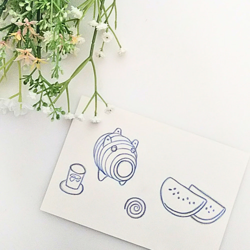 あさみです♪　色鉛筆画(ハガキサイズ)６枚 あさみ様専用です♪ 色鉛筆画(ハガキサイズ)6枚