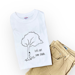 Ｔシャツ「日陰に入ろう」３カラー 3枚目の画像