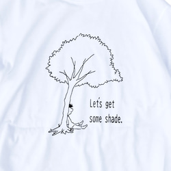 Ｔシャツ「日陰に入ろう」３カラー 4枚目の画像