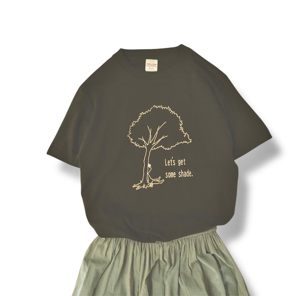 Ｔシャツ「日陰に入ろう」３カラー 8枚目の画像