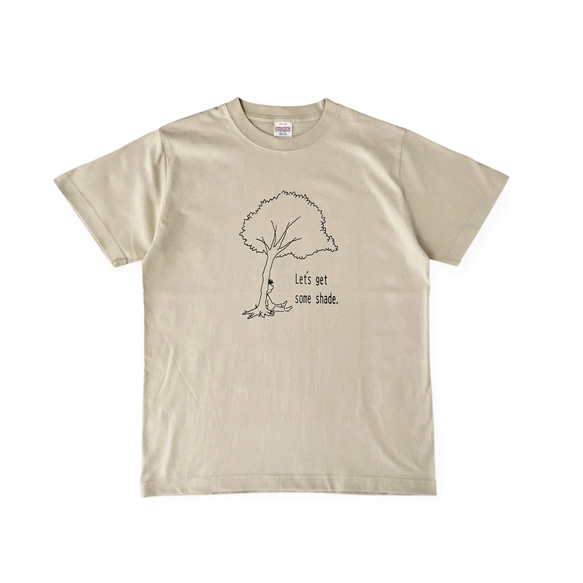 Ｔシャツ「日陰に入ろう」３カラー 5枚目の画像