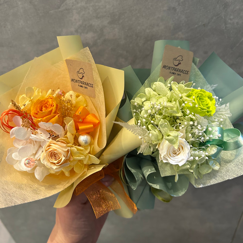 ミニプリザーブドフラワーブーケ】 プリザーブドフラワー 花束 推し活