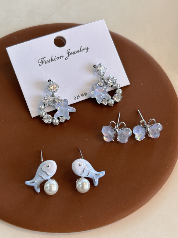 オーシャンナナイヤリング ピアス（スタッド・一粒） 晴飾飾品 通販