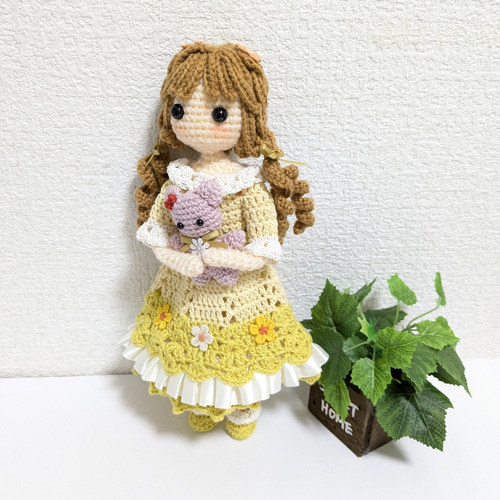 ✿ぬいぐるみ大好き女の子 着せ替えあみぐるみ あみぐるみ Karin