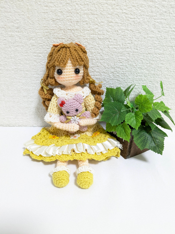 ✿ぬいぐるみ大好き女の子 着せ替えあみぐるみ あみぐるみ Karin