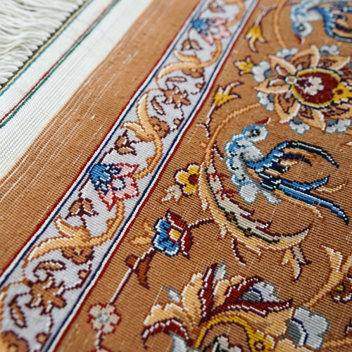 ペルシャ絨毯イスファハン サハラク房 163×110cm カーペット・絨毯