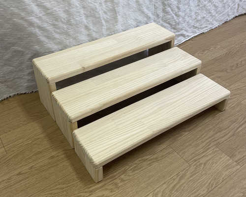 【3点セット】　ディスプレイ台　折りたたみ什器ミニ　飾り棚　ダークウォルナット 618e60dd2c44e91ec70b2cb7aa1d65
