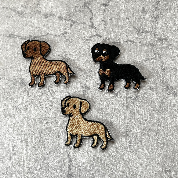 刺繍ワッペン　犬ワッペン　アップリケ 　20種類 10枚目の画像