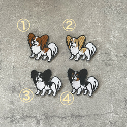 刺繍ワッペン　犬ワッペン　アップリケ 　20種類 5枚目の画像