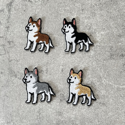 刺繍ワッペン　犬ワッペン　アップリケ 　20種類 11枚目の画像