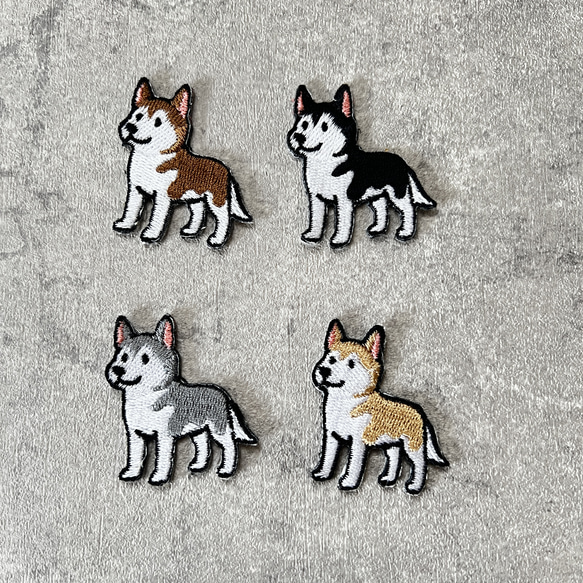 刺繍ワッペン　犬ワッペン　アップリケ 　20種類 11枚目の画像