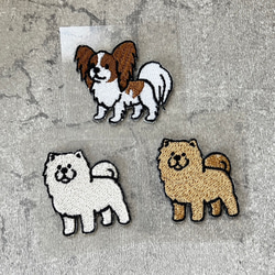 刺繍ワッペン　犬ワッペン　アップリケ 　20種類 6枚目の画像
