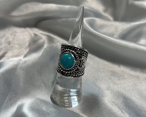 20号　bamboomountain ターコイズ　シルバーリング 20号 bamboomountain ターコイズ シルバーリング ターコイズ