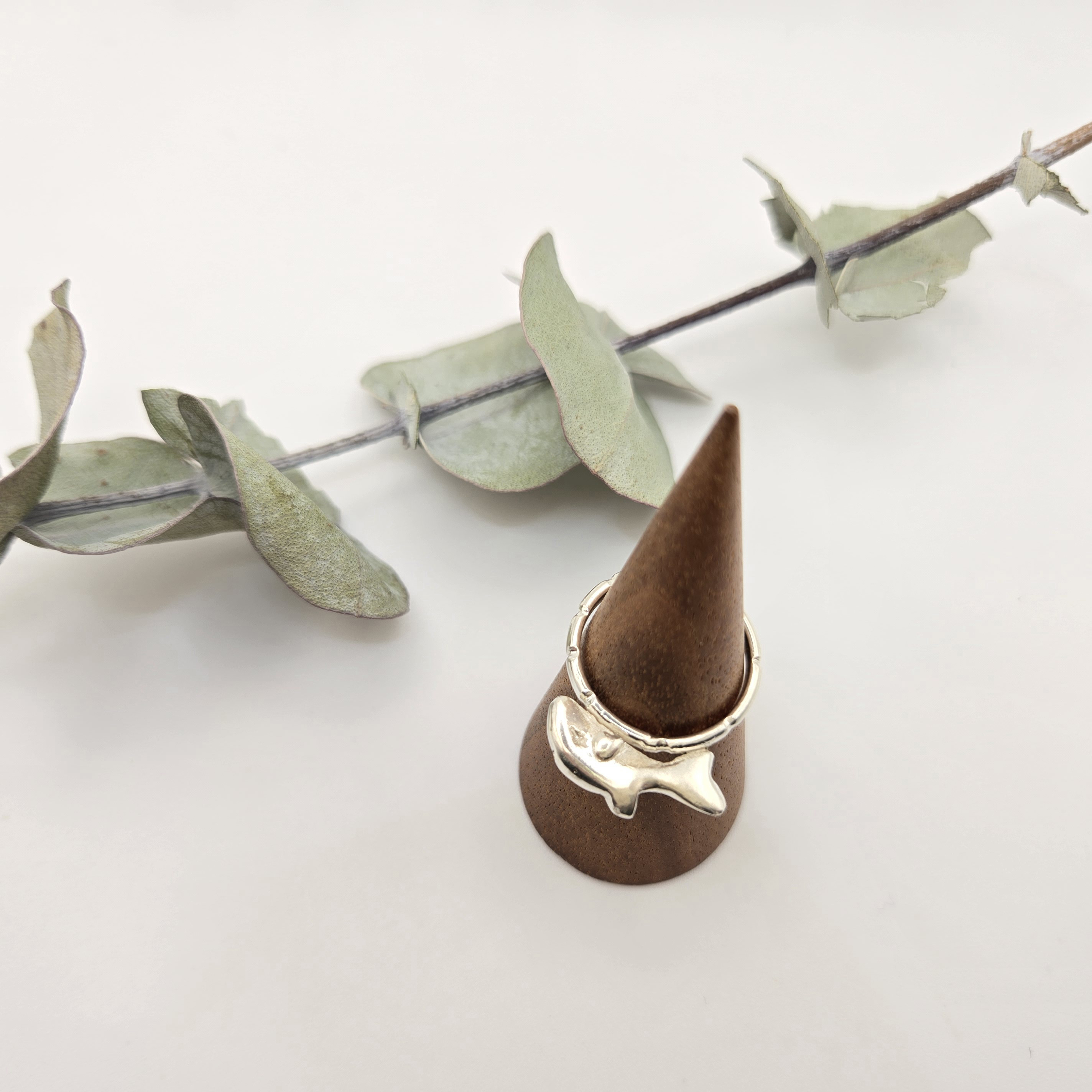 オリジナルのイルカのシルバーリング