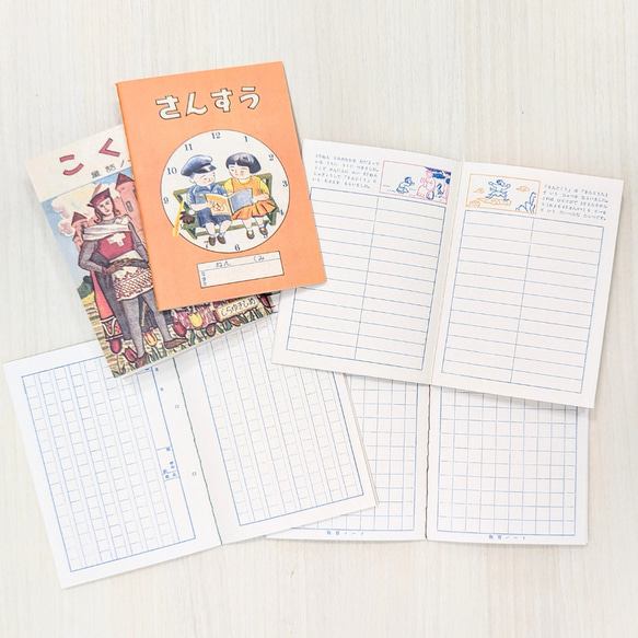 80冊　昭和レトロ　ノート　4冊×20 ちいさなヨシダノート＜全6種ランダム＞昭和20年代のほんものレトロな