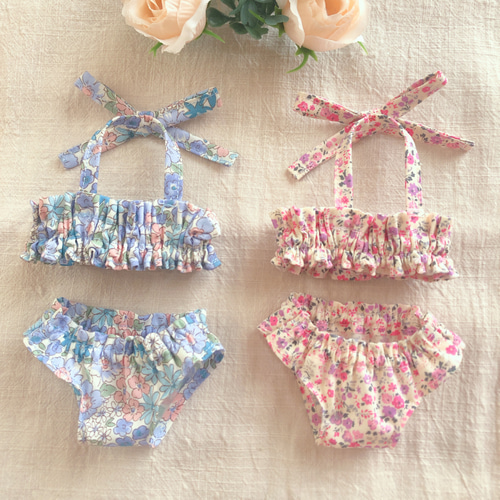 26cmドール用 バックリボンの水着 2タイプ ソランちゃん レミンちゃん
