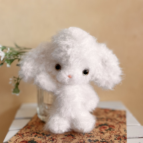 うさぎ ふわふわ ぬいぐるみ 編みぐるみ あみぐるみ teami_marin 通販