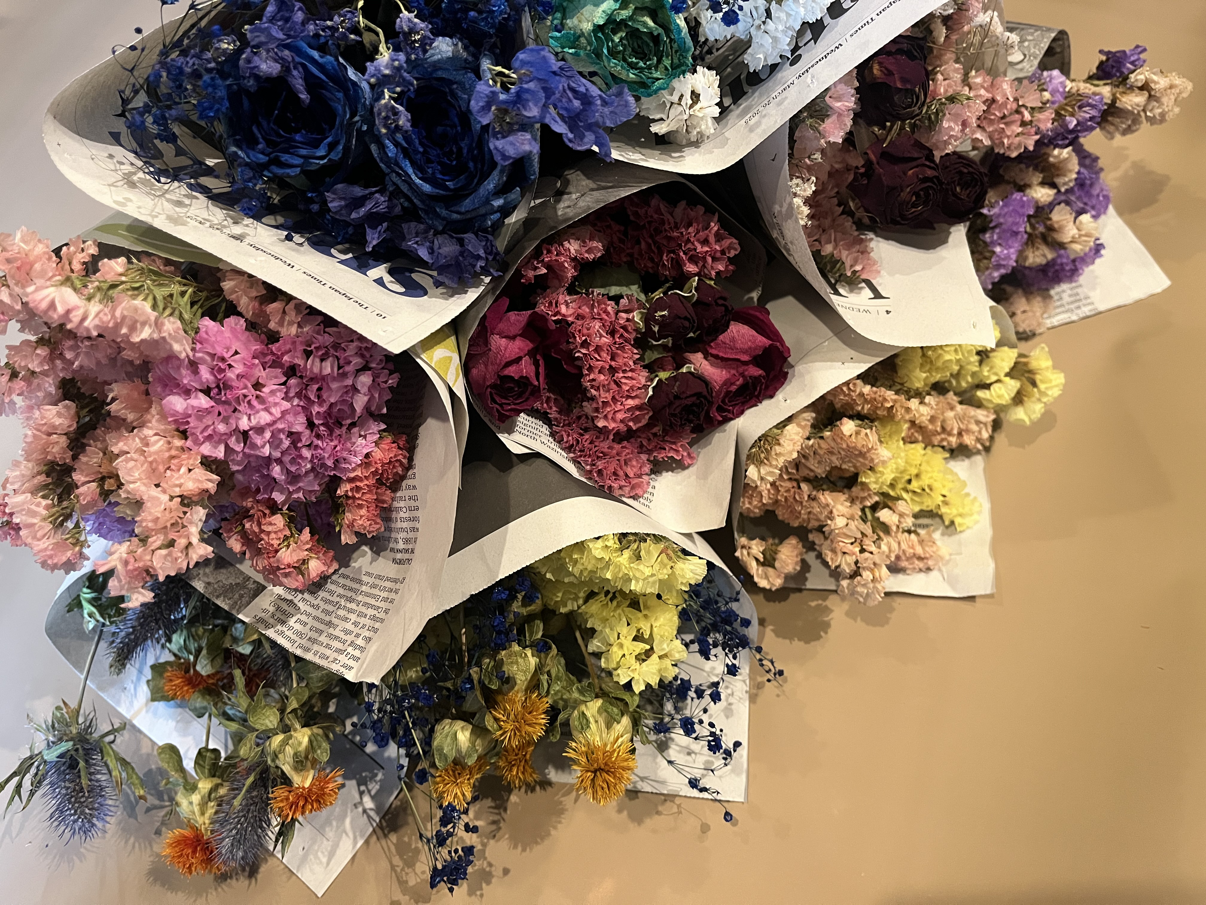 ドライフラワー 種類豊富 色味豊富 花材 2束1500円✿ ドライフラワー