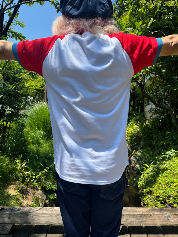 オーバーオールマン　ラグランTシャツ 9枚目の画像