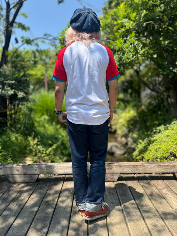オーバーオールマン　ラグランTシャツ 14枚目の画像